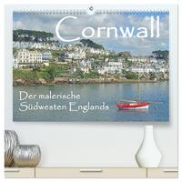 Vorderes Coverbild Cornwall. Der malerische Südwesten Englands (hochwertiger Premium Wandkalender 2025 DIN A2 quer), Kunstdruck in Hochglanz