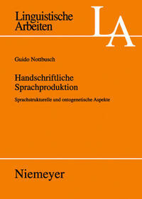 Vorderes Coverbild Handschriftliche Sprachproduktion
