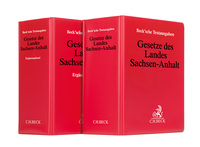 Vorderes Coverbild Gesetze des Landes Sachsen-Anhalt und Ergänzungsband (neu) des Landes Sachsen-Anhalt
