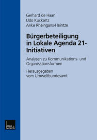 Vorderes Coverbild Bürgerbeteiligung in Lokale Agenda 21-Initiativen