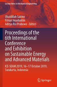 Vorderes Coverbild Proceedings of the 6th International Conference and Exhibition on Sustainable Energy and Advanced Materials