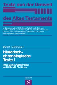 Vorderes Coverbild Texte aus der Umwelt des Alten Testaments, Bd 1: Rechts- und Wirtschaftsurkunden. / Historisch-chronologische Texte I