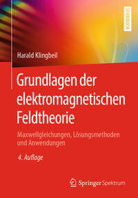 Vorderes Coverbild Grundlagen der elektromagnetischen Feldtheorie