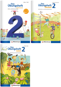 Vorderes Coverbild Sicher ins 3. Schuljahr – Paket: Rechnen – Schreiben – Lesen – Grammatik · Klasse 2
