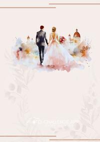 Vorderes Coverbild Hochzeit Photo-Challenge - Brown Design