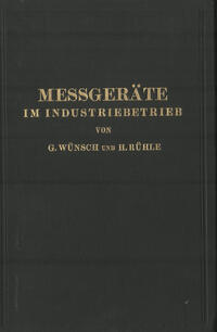 Vorderes Coverbild Messgeräte im Industriebetrieb