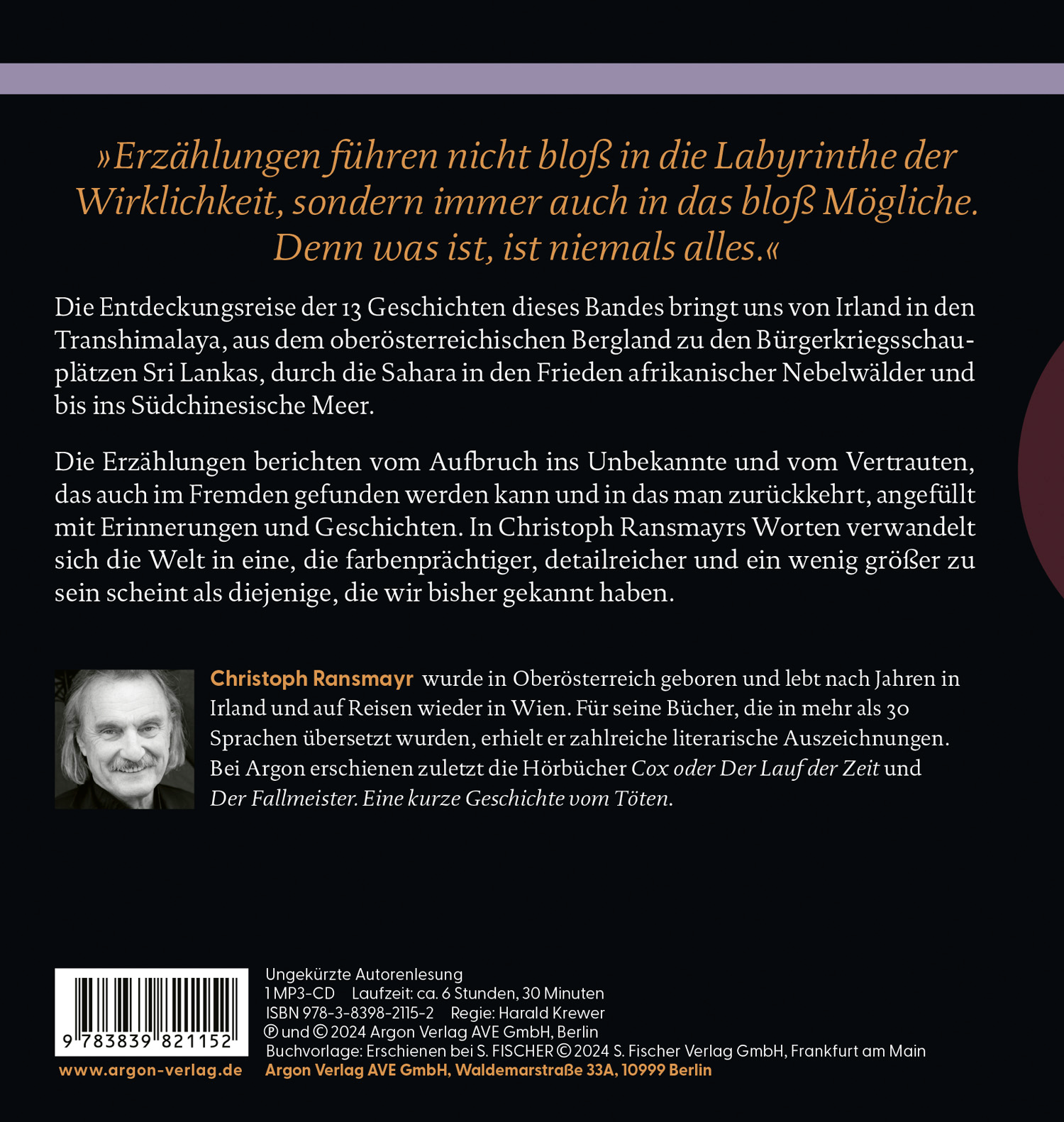 Rückseitencover Als ich noch unsterblich war