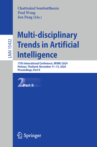 Vorderes Coverbild Multi-disciplinary Trends in Artificial Intelligence