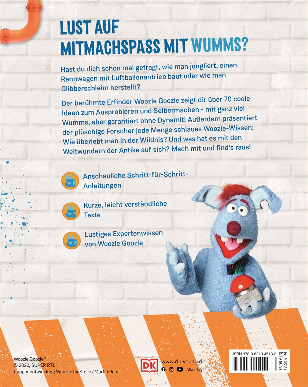 Rückseitencover Woozle Goozle Mitmachspaß mit Wumms!