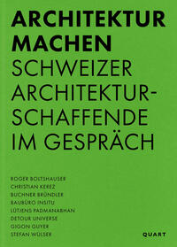 Vorderes Coverbild Architektur machen