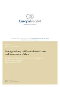 Vorderes Coverbild Managerhaftung bei Unternehmenskrisen und -zusammenbrüchen