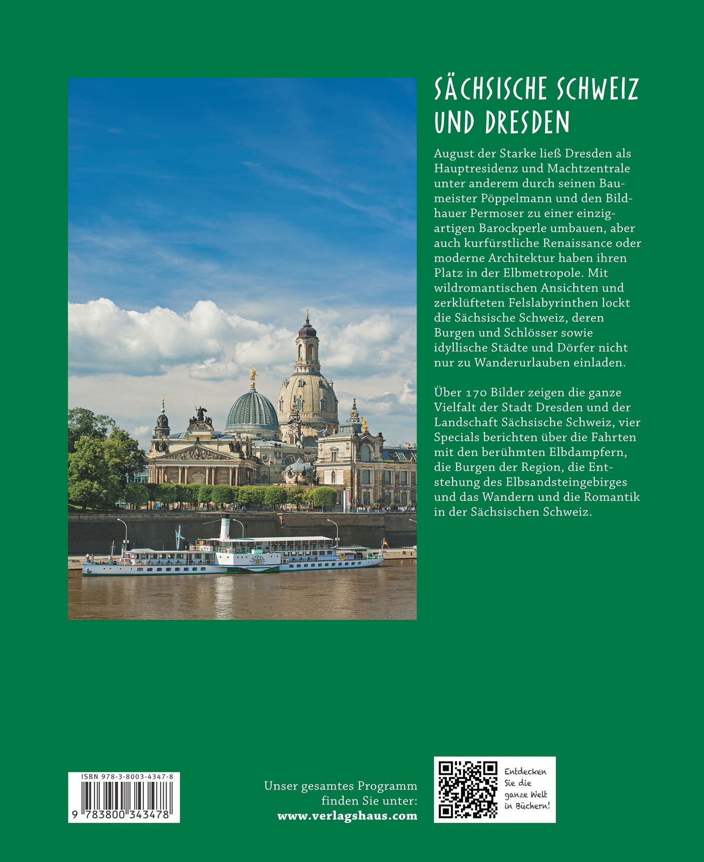Rückseitencover Reise durch die Sächsische Schweiz und Dresden