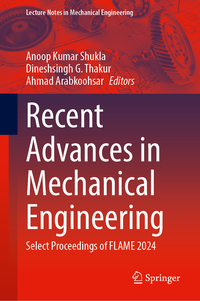 Vorderes Coverbild Recent Advances in Mechanical Engineering