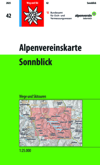 Vorderes Coverbild Alpenvereinskarte