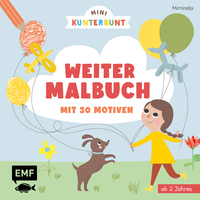 Vorderes Coverbild Mini Kunterbunt – Mein erstes Weitermalbuch für Kinder ab 2 Jahren
