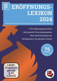 Vorderes Coverbild Eröffnungslexikon 2024