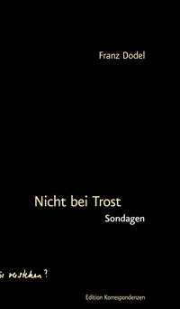 Vorderes Coverbild Nicht bei Trost