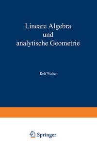 Vorderes Coverbild Lineare Algebra und analytische Geometrie