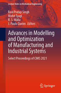 Vorderes Coverbild Advances in Modelling and Optimization of Manufacturing and Industrial Systems