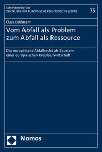 Vorderes Coverbild Vom Abfall als Problem zum Abfall als Ressource