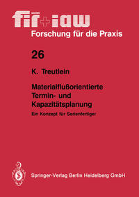 Vorderes Coverbild Materialflußorientierte Termin- und Kapazitätsplanung