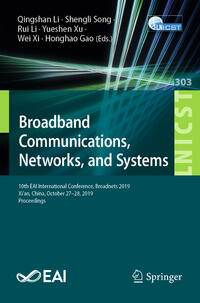 Vorderes Coverbild Broadband Communications, Networks, and Systems