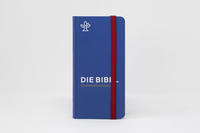 Vorderes Coverbild Die Bibel. Taschenausgabe stripe mit roter loser Gummilitze
