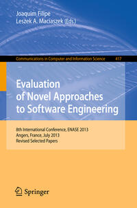 Vorderes Coverbild Evaluation of Novel Approaches to Software Engineering