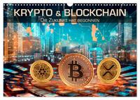 Vorderes Coverbild Krypto und Blockchain (Wandkalender 2025 DIN A3 quer), CALVENDO Monatskalender