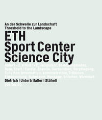 Vorderes Coverbild ETH Sport Center Science City