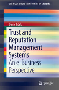 Vorderes Coverbild Trust and Reputation Management Systems