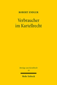 Vorderes Coverbild Verbraucher im Kartellrecht