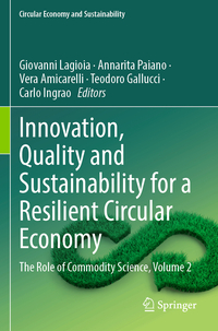 Vorderes Coverbild Innovation, Quality and Sustainability for a Resilient Circular Economy