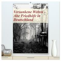 Vorderes Coverbild Versunkene Welten - Alte Friedhöfe in Deutschland (hochwertiger Premium Wandkalender 2026 DIN A2 hoch), Kunstdruck in Hochglanz