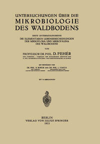 Vorderes Coverbild Untersuchungen über die Mikrobiologie des Waldbodens