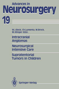 Vorderes Coverbild Intracranial Angiomas. Neurosurgical Intensive Care. Supratentorial Tumors in Children