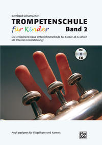 Vorderes Coverbild Trompetenschule für Kinder / Trompetenschule für Kinder Band 2