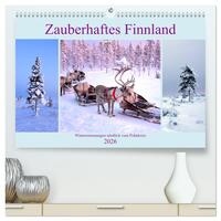 Vorderes Coverbild Zauberhaftes Finnland (hochwertiger Premium Wandkalender 2026 DIN A2 quer), Kunstdruck in Hochglanz