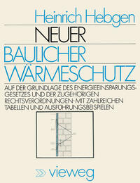 Vorderes Coverbild Neuer baulicher Wärmeschutz