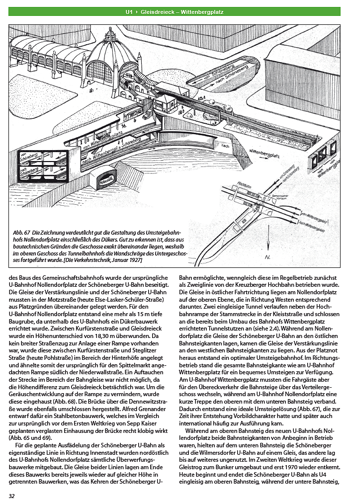 Beispielinhalt (Bild) Berliner U-Bahn-Linien: U1