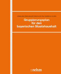 Vorderes Coverbild Gruppierungsplan für den bayerischen Staatshaushalt