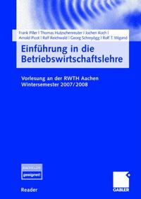 Vorderes Coverbild (hohe Qualität) Einführung in die Betriebswirtschaftslehre