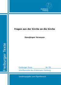 Vorderes Coverbild Fragen aus der Kirche an die Kirche