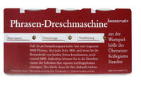 Vorderes Coverbild Die Phrasen-Dreschmaschine