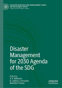 Vorderes Coverbild Disaster Management for 2030 Agenda of the SDG