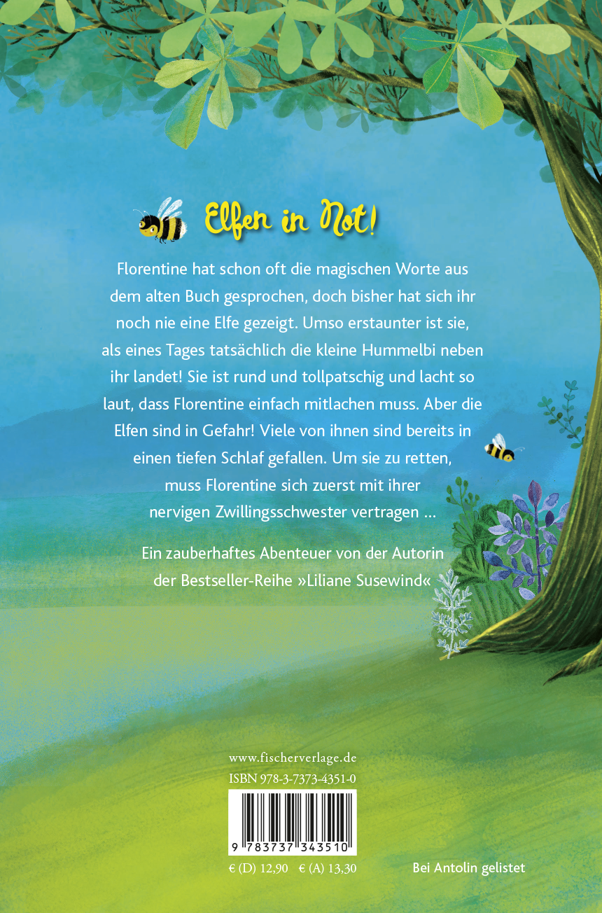 Rückseitencover Hummelbi – Der geheime Elfenzauber