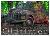 Vorderes Coverbild Oldtimer - verlassen verrostet vergessen (Wandkalender 2026 DIN A4 quer), CALVENDO Monatskalender