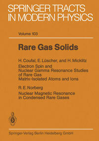 Vorderes Coverbild Rare Gas Solids