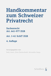 Vorderes Coverbild Handkommentar zum Schweizer Privatrecht