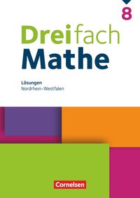 Vorderes Coverbild Dreifach Mathe - Nordrhein-Westfalen - Ausgabe 2022 - 8. Schuljahr